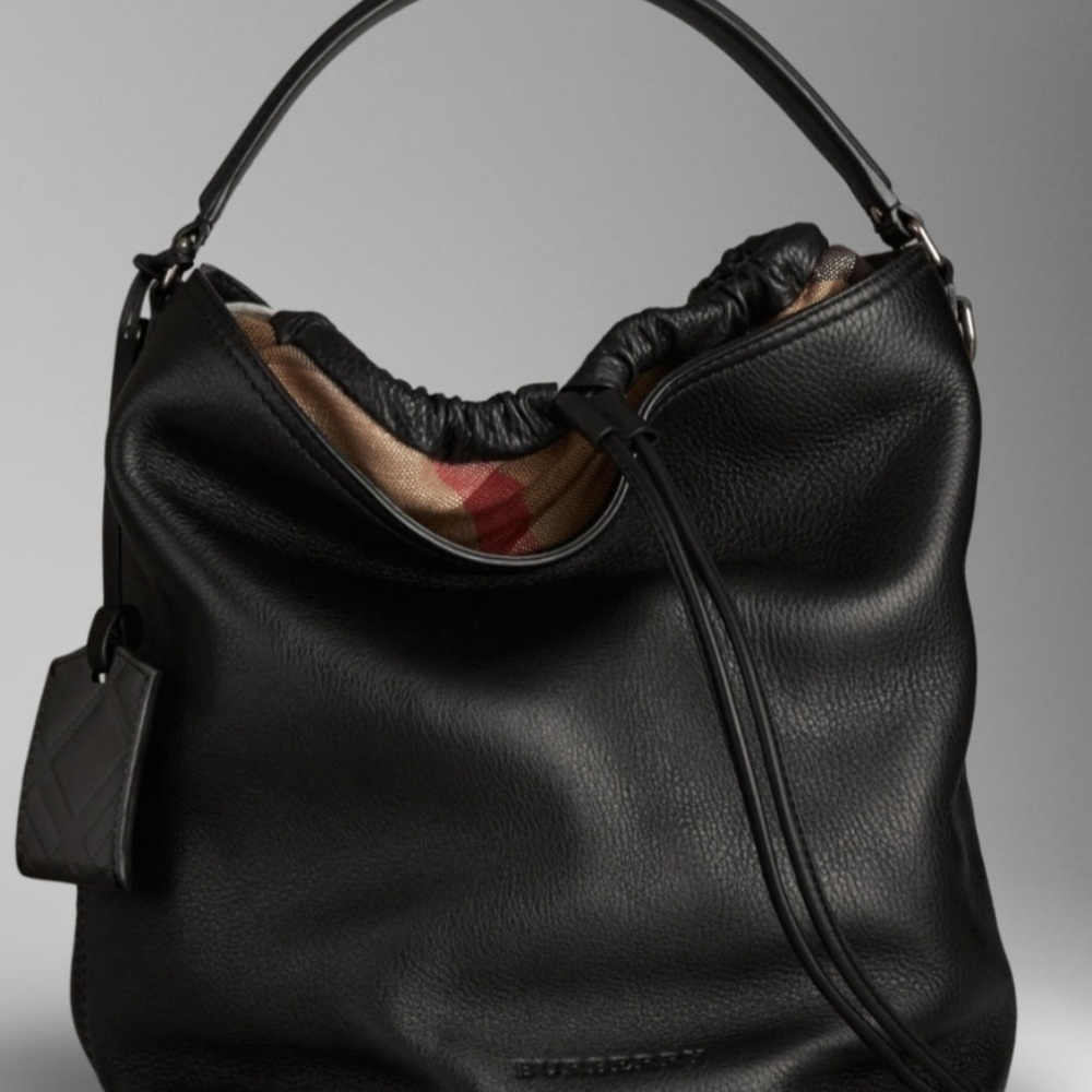 Burberry Ashby Leather Hobo